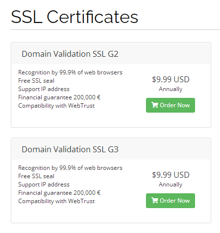 $0.99撸Root CA-G2/G3版Domain Validation SSL证书-李峰博客